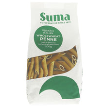 Load image into Gallery viewer, Suma Wholewheat Penne 500g - Organic Delivery Company
