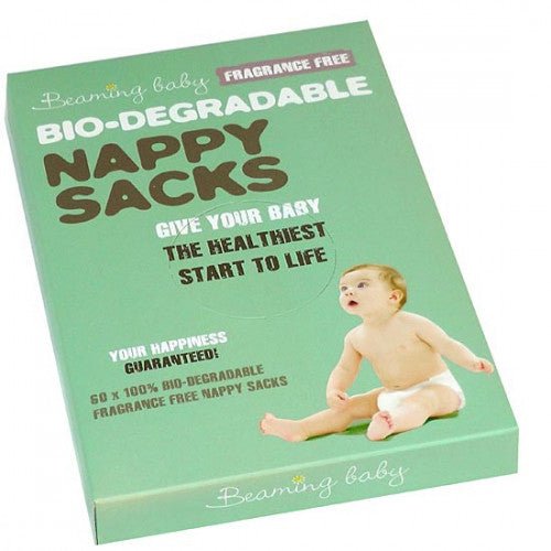 Beaming Baby Bio-Degradable Nappy Sacks 60 pack - Organic Delivery Company