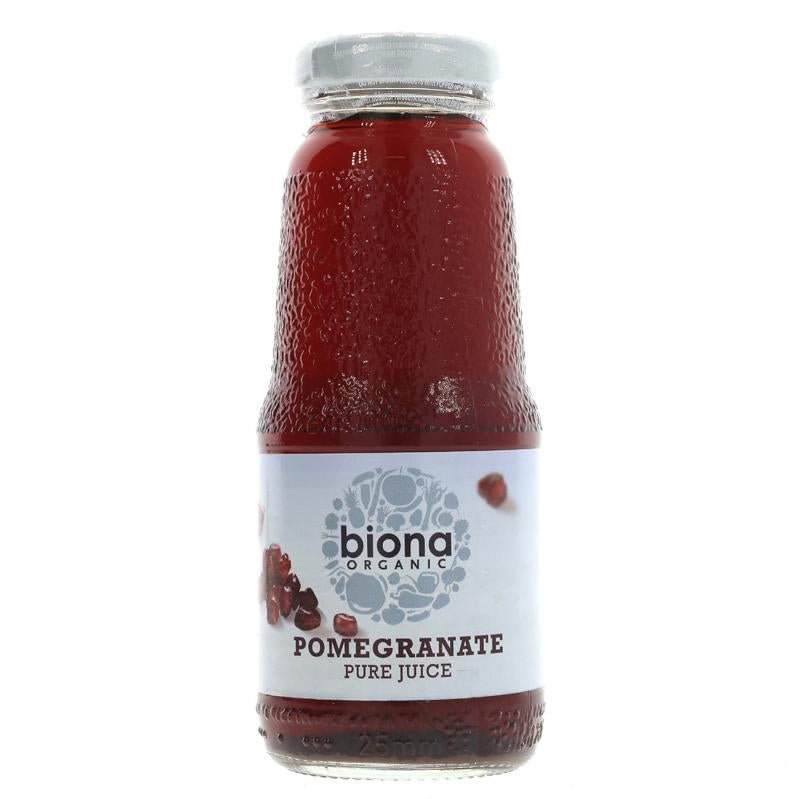 Biona Pomegranate Pure Juice 200ml - Organic Delivery Company