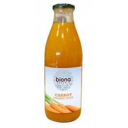 Biona Pressed Carrot Juice 1ltr - Organic Delivery Company