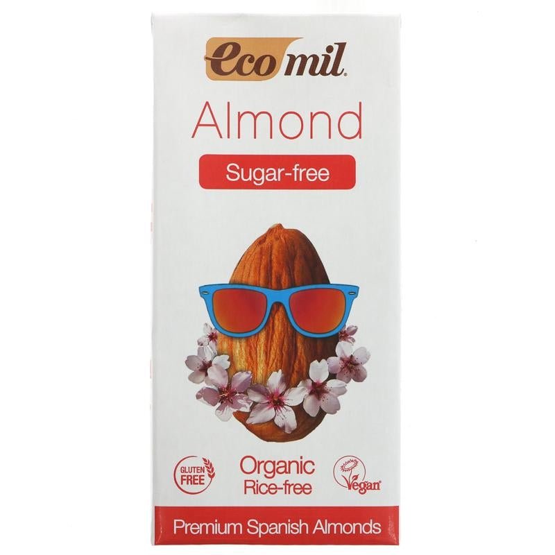 Ecomil Almond Milk Sugar Free 1 Ltr - Organic Delivery Company