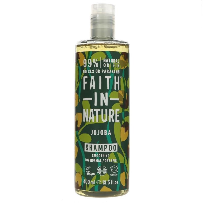 Faith in Nature Jojoba Shampoo 400ml - Organic Delivery Company
