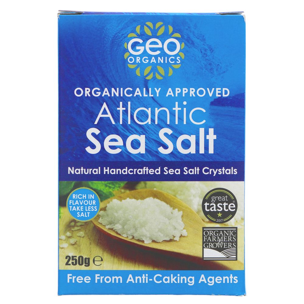 Geo Organics Sea Salt Crystals 250g - Organic Delivery Company