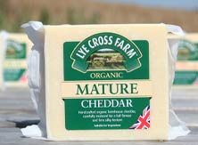 Lye Cross Farm Mature Cheddar Cheese 245g - Organic Delivery Company
