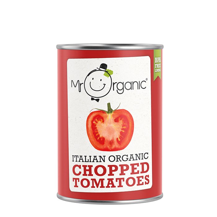 Mr Organic Chopped Tomatoes 400g - Organic Delivery Company