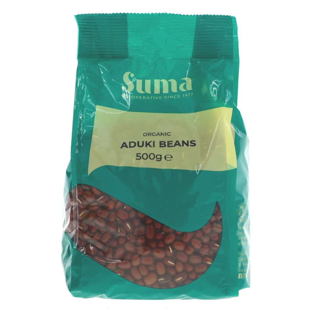Suma Dried Aduki Beans 500g - Organic Delivery Company