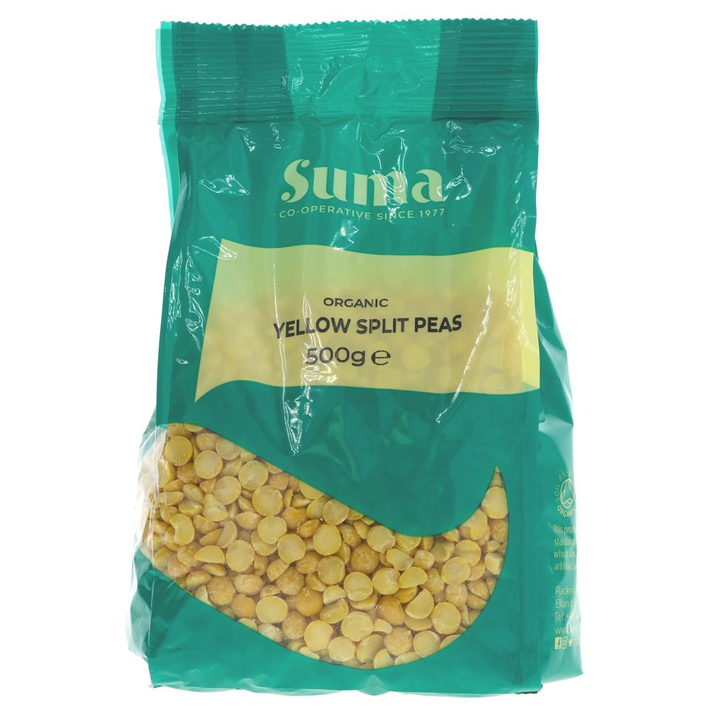 Suma Dried Yellow Split Peas 500g - Organic Delivery Company