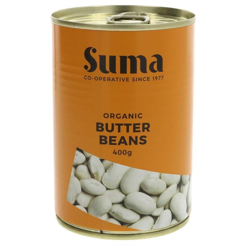 Suma Tinned Butter Beans 400g - Organic Delivery Company