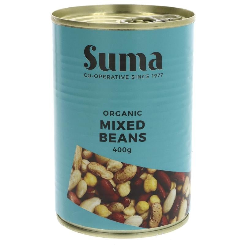 Suma Tinned Mixed Beans 400g - Organic Delivery Company