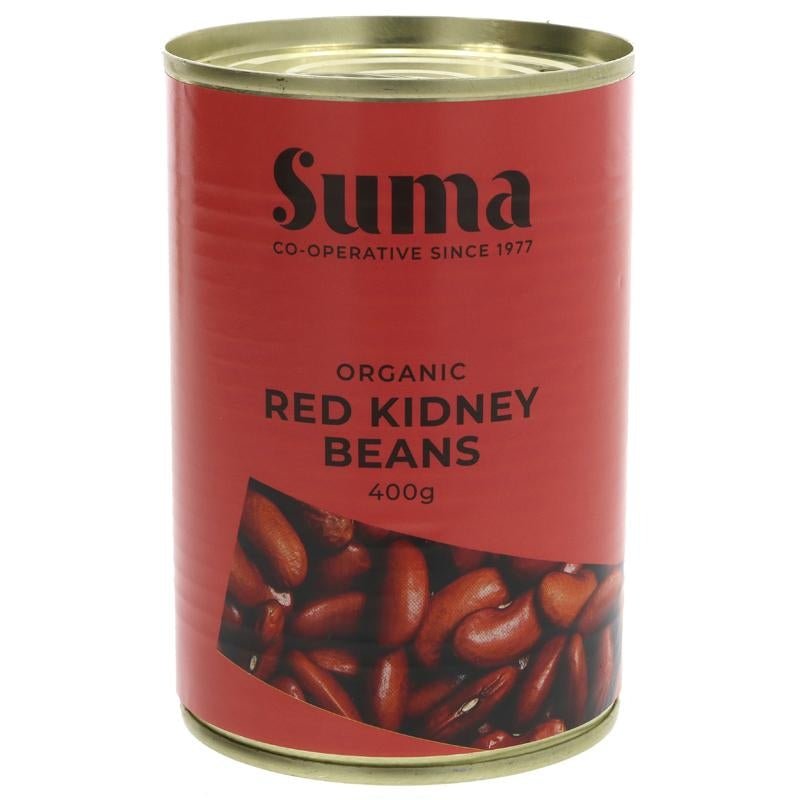 Suma Tinned Red Kidney Beans 400g - Organic Delivery Company