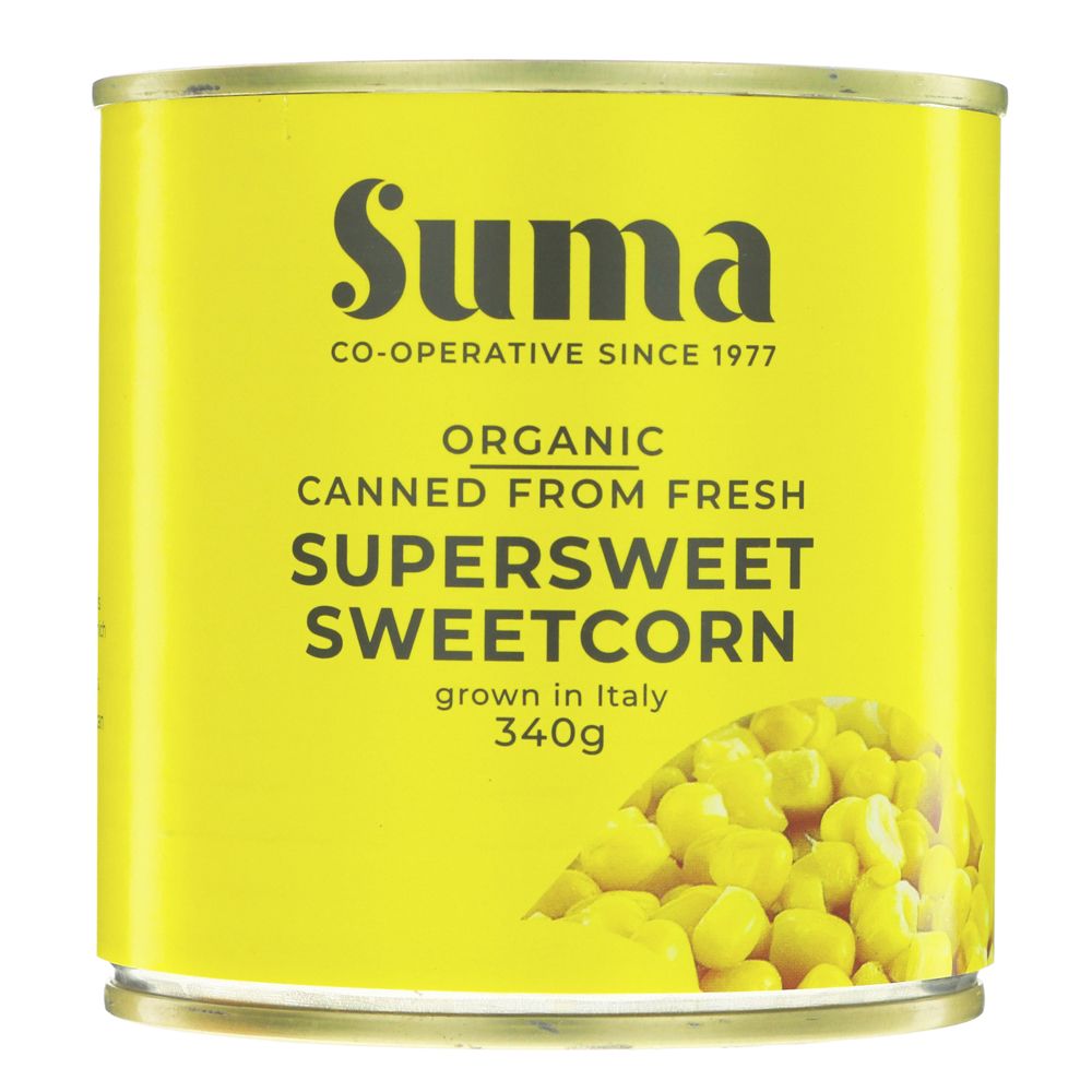 Suma Tinned Sweetcorn 340g - Organic Delivery Company