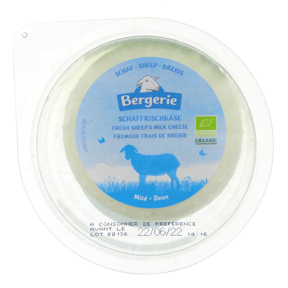Bergerie Fresh Sheeps Cheese 100g - Organic Delivery Company