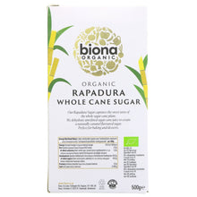 Load image into Gallery viewer, Biona Rapadura Wholecane Sugar 500g - Organic Delivery Company
