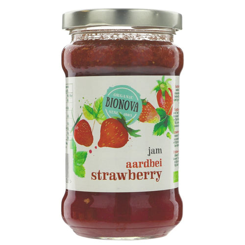 Bionova Strawberry Jam 340g - Organic Delivery Company