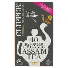 Load image into Gallery viewer, Clipper Fairtrade Assam Tea 40 bags - Organic Delivery Company
