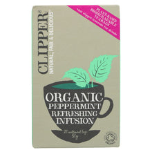 Load image into Gallery viewer, Clipper Peppermint Tea 20 bags - Organic Delivery Company
