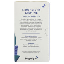 Load image into Gallery viewer, Dragonfly Moonlight Jasmine Green Tea 20 bags - Organic Delivery Company
