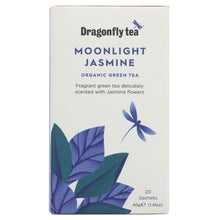 Load image into Gallery viewer, Dragonfly Moonlight Jasmine Green Tea 20 bags - Organic Delivery Company
