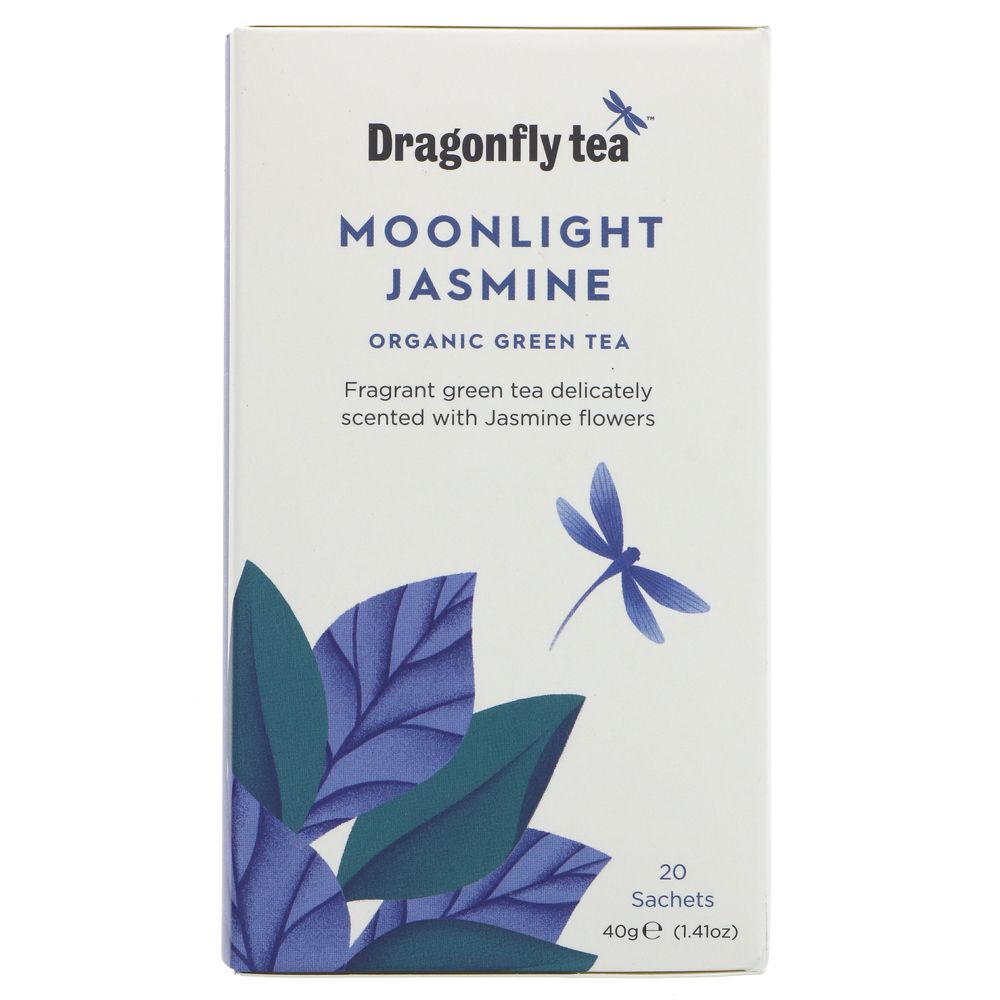 Dragonfly Moonlight Jasmine Green Tea 20 bags - Organic Delivery Company