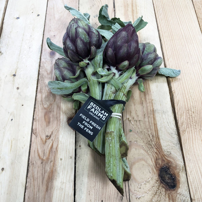 Globe Artichoke Baby (Bunched) - Organic Delivery Company