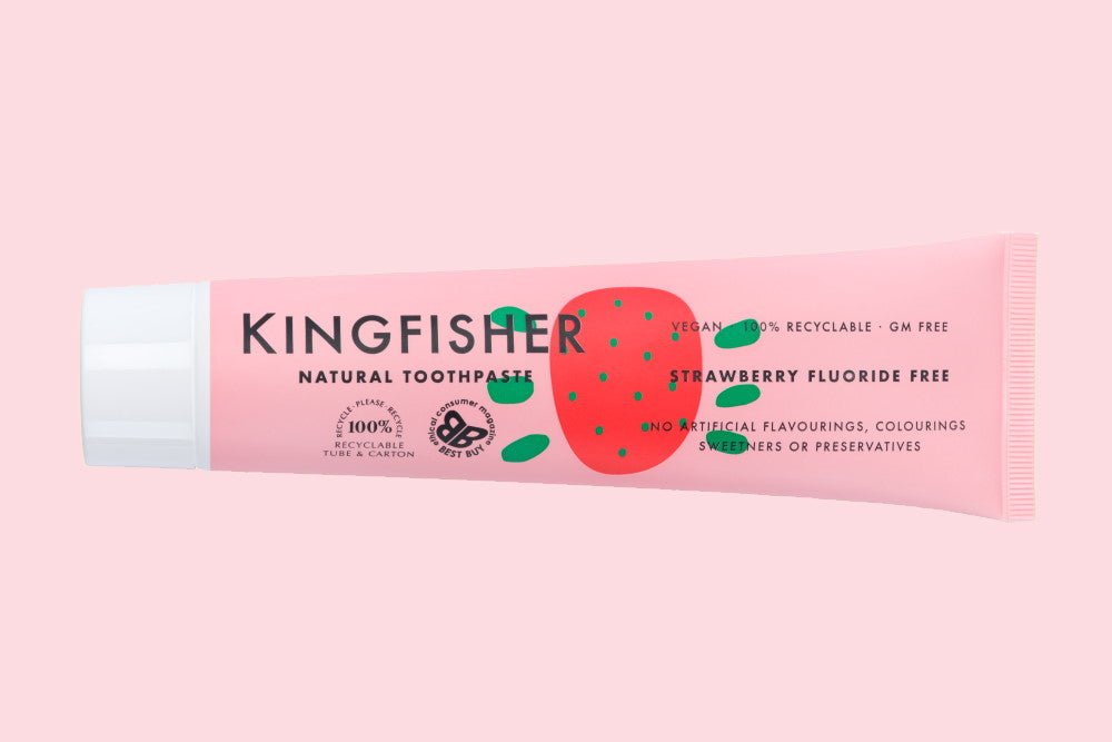 Kingfisher Toothpaste Strawberry 100ml - Organic Delivery Company