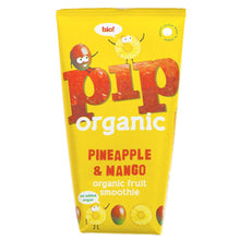Load image into Gallery viewer, Pip Organic Pineapple &amp; Mango Smoothie 4 x 180ml - Organic Delivery Company
