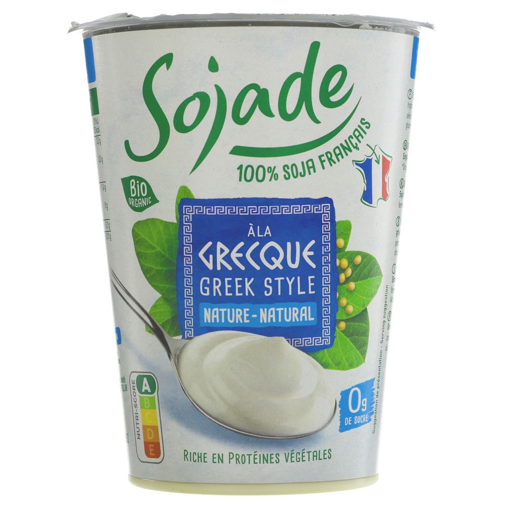 Sojade Greek Style Soya Yogurt 400g - Organic Delivery Company