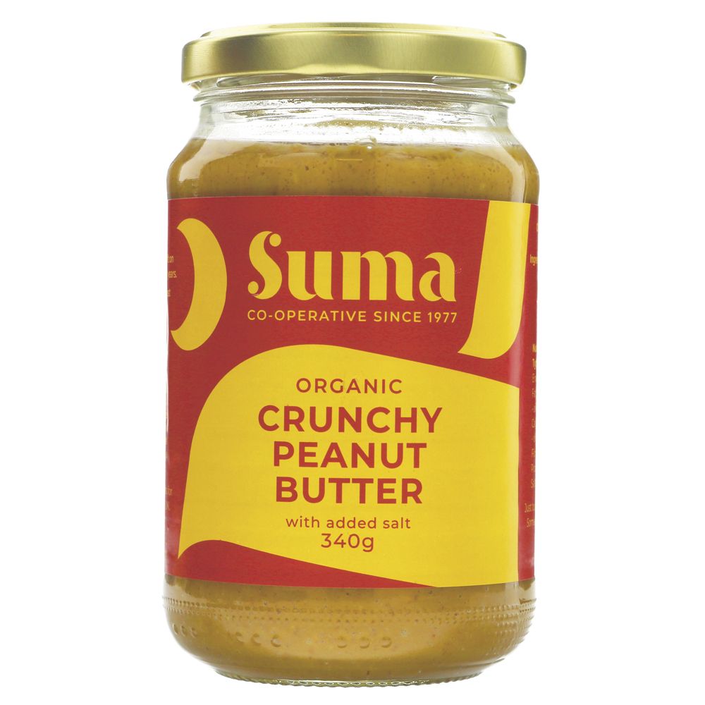 Suma Crunchy Peanut Butter Salted 340g - Organic Delivery Company