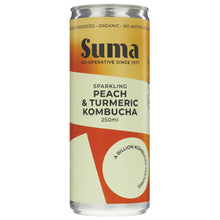 Load image into Gallery viewer, Suma Peach and Turmeric Kombucha - Organic Delivery Company
