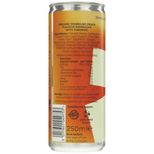 Load image into Gallery viewer, Suma Peach and Turmeric Kombucha - Organic Delivery Company
