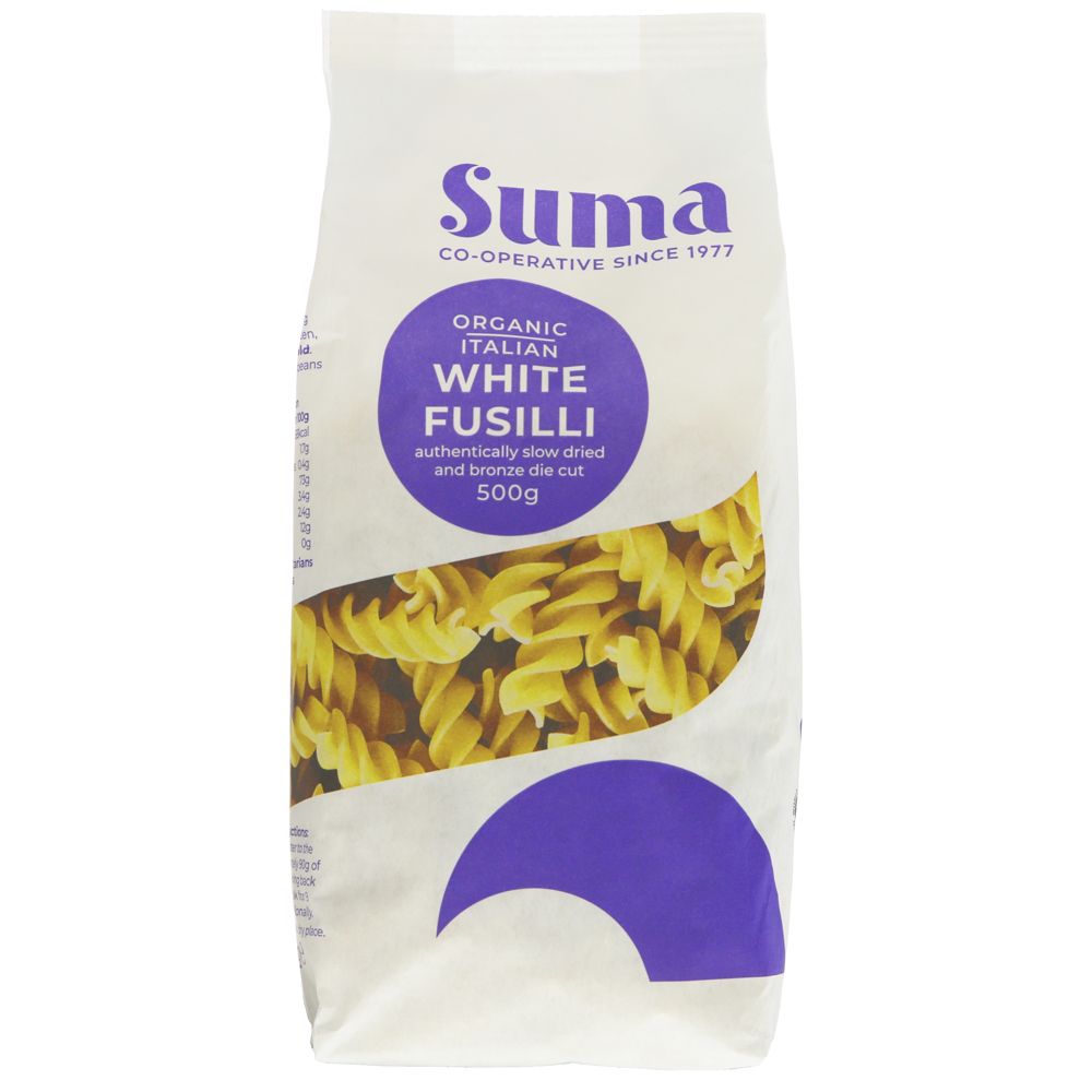 Suma White Fusilli 500g - Organic Delivery Company