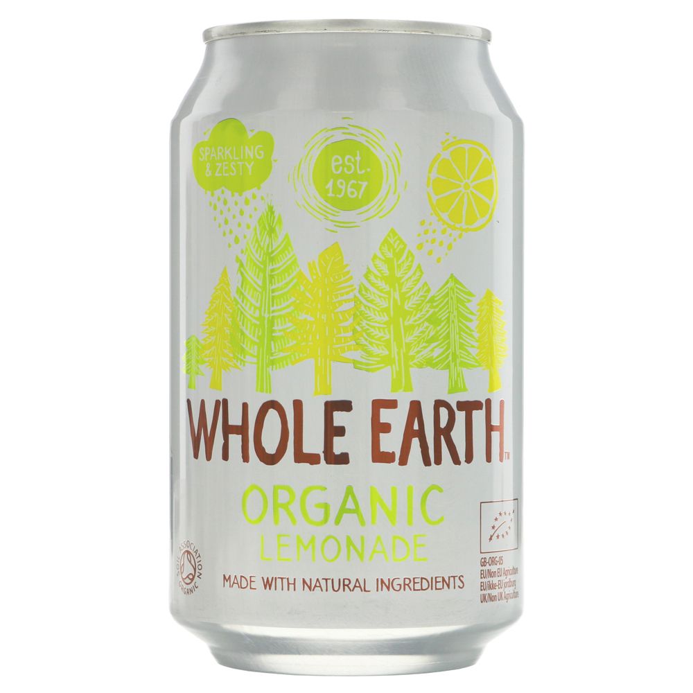 Lemonade Earth Whole Earth Lemonade Can 330ml – Organic Delivery Company