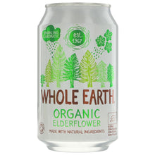 Load image into Gallery viewer, Whole Earth Sparkling Elderflower 330ml - Organic Delivery Company
