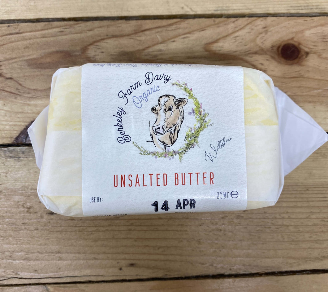 Berkeley Butter Unsalted 250g - Organic Delivery Company