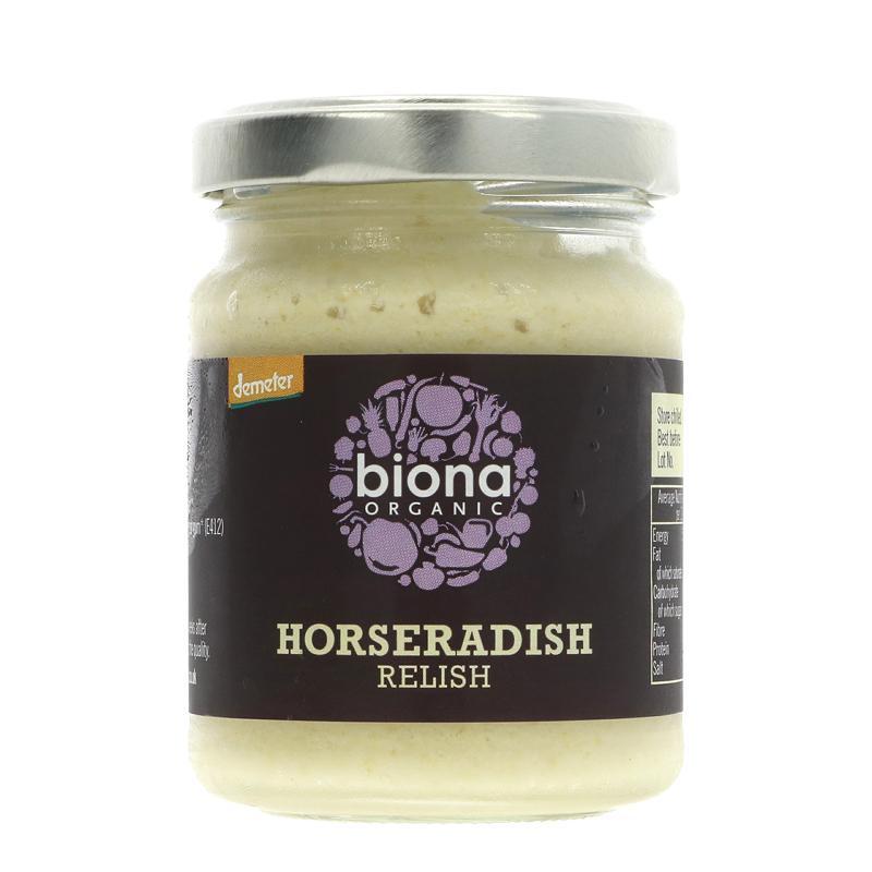 Biona Organic Horseradish Relish 125g - Organic Delivery Company