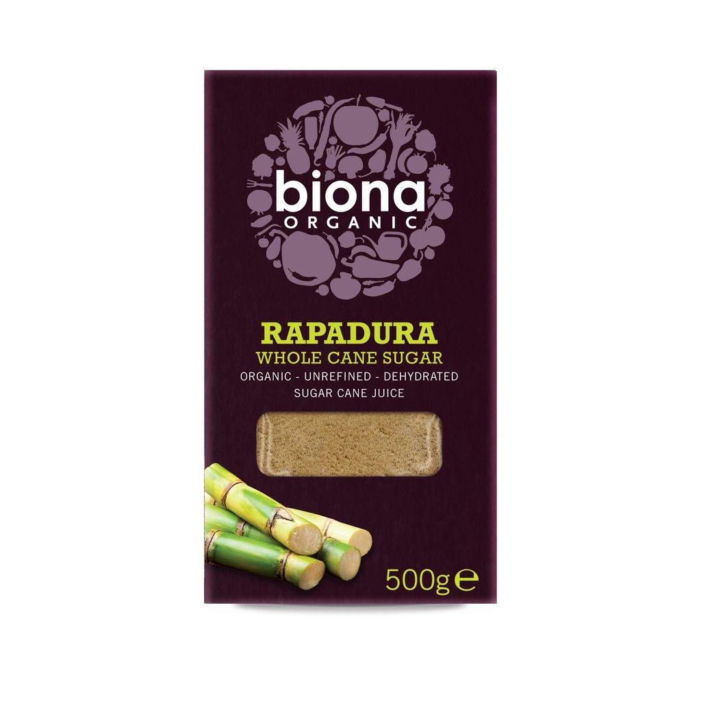 Biona Rapadura Wholecane Sugar 500g - Organic Delivery Company