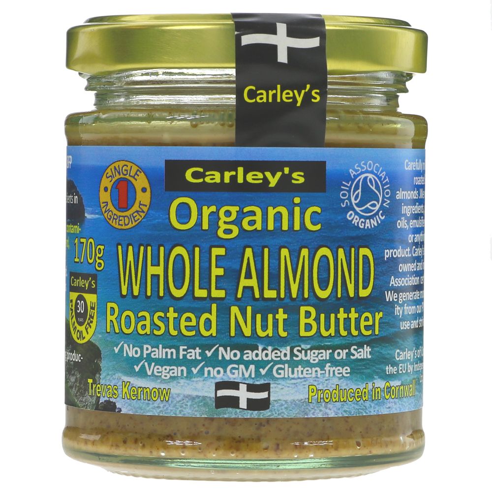 Carley's Almond Roasted Butter 170g - Organic Delivery Company