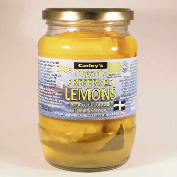 Carley's Organic Preserved Lemons 700g - Organic Delivery Company
