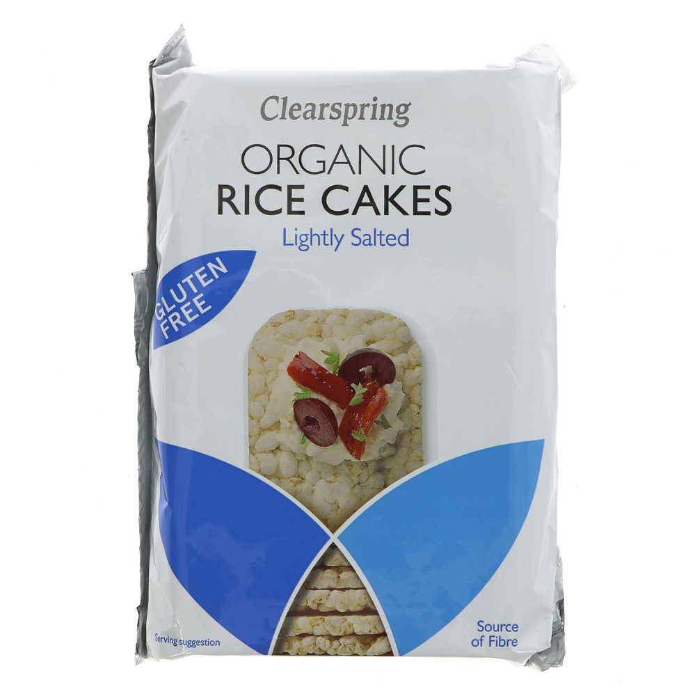 Clearspring Rice Cakes -Lightly Salted 130g - Organic Delivery Company