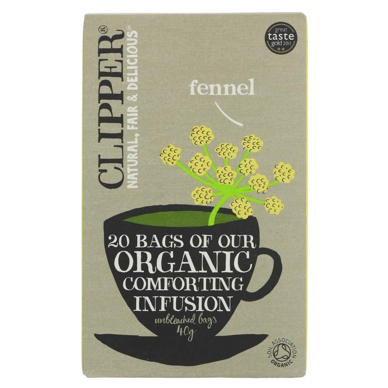 Clipper Fennel Tea 20 bags - Organic Delivery Company