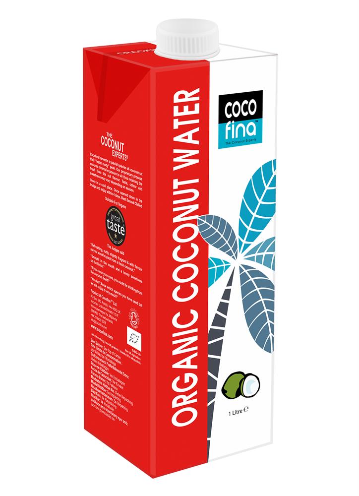 Cocofina Coconut Water Organic 1ltr - Organic Delivery Company