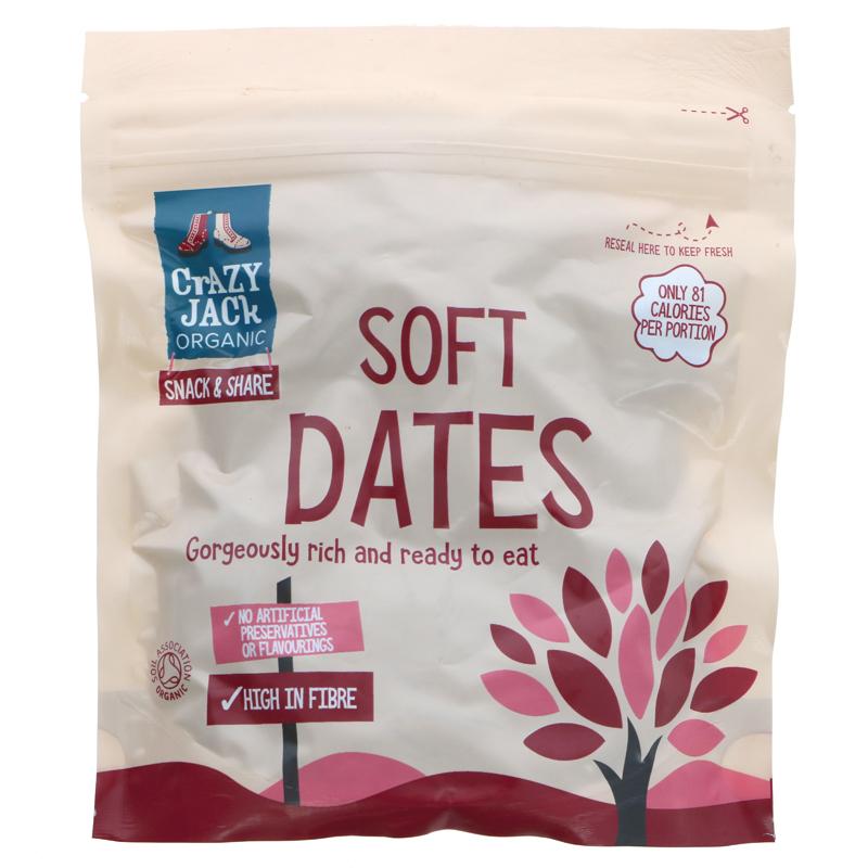 Crazy Jack Soft Dried Dates 200g - Organic Delivery Company