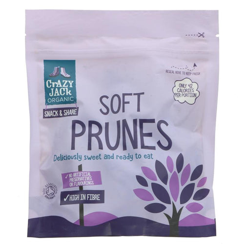 Crazy Jack Soft Prunes 200g - Organic Delivery Company