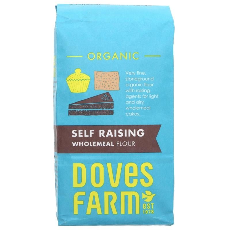Doves Farm Self-Raising Wholemeal Flour 1kg - Organic Delivery Company