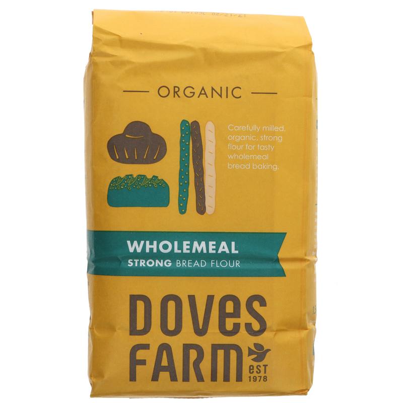 Doves Farm Strong Wholemeal Bread Flour 1.5kg - Organic Delivery Company