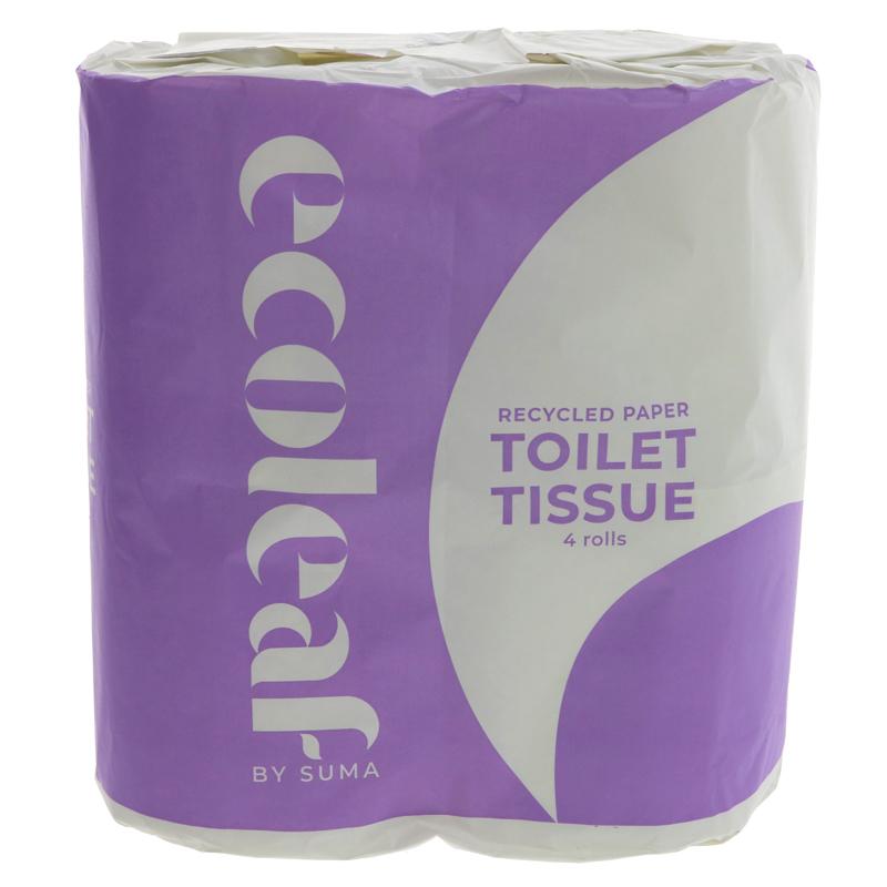 Ecoleaf Toilet Tissue 4 pack - Organic Delivery Company