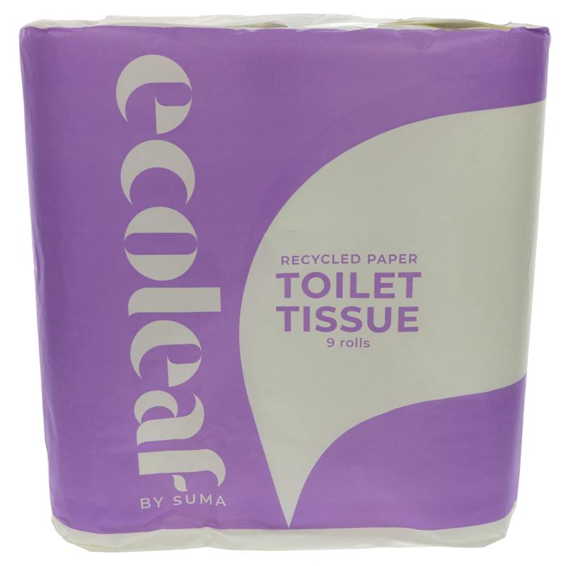 Ecoleaf Toilet Tissue 9 pack - Organic Delivery Company