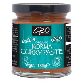 Geo Organics Korma Curry Paste 180g - Organic Delivery Company
