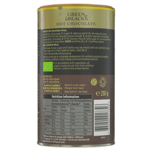 Load image into Gallery viewer, Green &amp; Black&#39;s Hot Chocolate 250g - Organic Delivery Company
