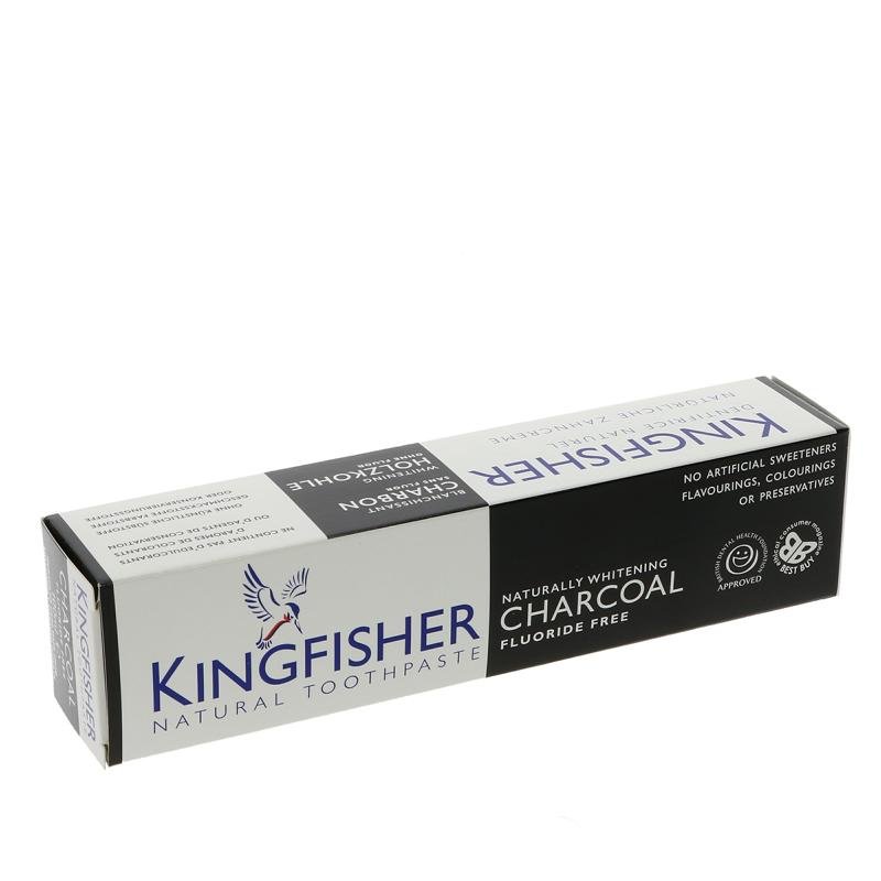 Kingfisher Toothpaste Charcoal 100ml - Organic Delivery Company